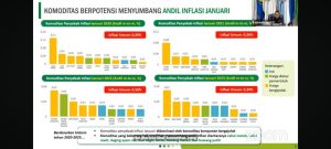 Pemkab Lamsel Ikuti Rapat Koordinasi Pengendalian Inflasi