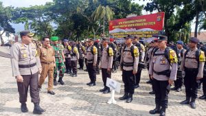 Amankan 3.029 TPS, Polres Lampung Selatan Terjunkan 754 Personel Gabungan