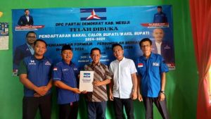 Dua hari Dibuka, 6 Calon Sudah Ambil Formulir di DPC Parati Demokrat Mesuji