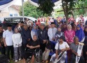 Safari Ramadan di Kota Metro, Ketua TP PKK Provinsi Lampung Serahkan Bantuan Sembako