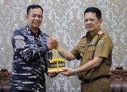 Pj. Sekdaprov M. Firsada Terima Kunjungan Kehormatan Komandan Gugus Tempur Laut