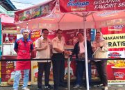 UPT 1 Samsat Rajabasa Bandar Lampung Bagikan Mie Instan