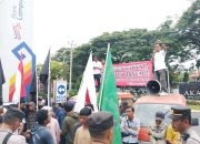 Triga Lampung Gelar Aksi, Meminta Empat Direktur Bank Lampung diGanti
