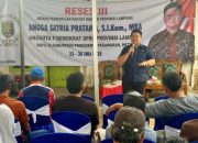 Angga : Serap Aspirasi Sekaligus Berikan Mesin Sedot Air untuk Warga Pringsewu