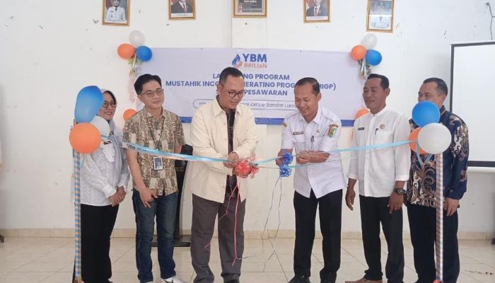 Launching Mustahik Income Generating Program YBM BRILiaN BRI Region 5 Bandar Lampung Sentra Pesawaran