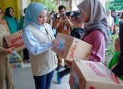 Tim Pembina Posyandu Lampung Salurkan Bantuan Susu, Dukung Gerakan Nasional Cegah Stunting
