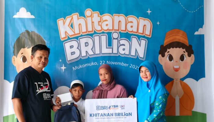 BRI-YBM Mukomuko Gelar Khitanan Gratis Sambut HUT Ke-130