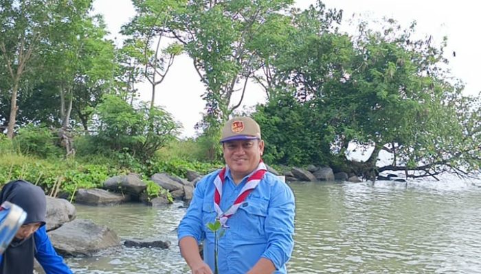 Kwarda Lampung Apresiasi Aksi “Shodaqoh Oksigen” PMII di Pantai Onari