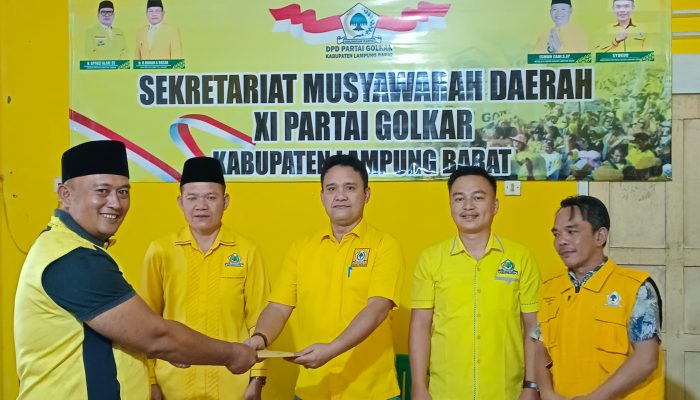 Golkar Lampung Barat Siap Laksanakan Musda Hari Ini Buka Penjaringan Calon Ketua DPD,