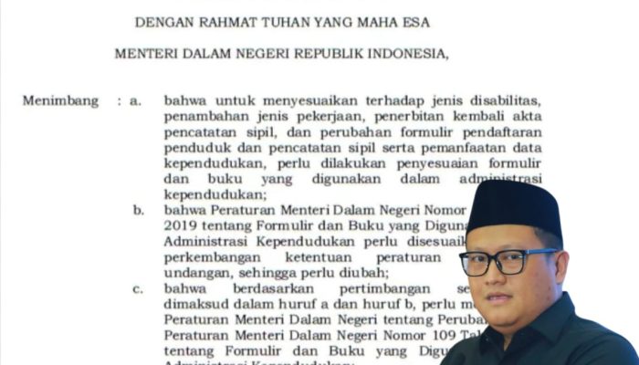 Dorong Pemutakhiran Data, Ketua DPRD Lampung Ajak Pemkab/Pemkot se-Lampung Sosialisasikan Permendagri Nomor 6 Tahun 2026