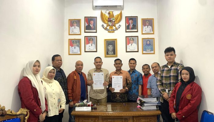 Desa Fajar Baru dan FH UTB Sepakati Kerja Sama Pendidikan dan Penelitian